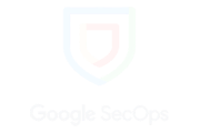 Google SecOps logo featuring a shield icon and text.